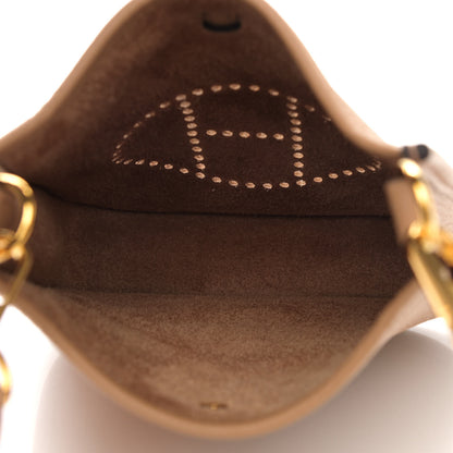 Hermes Taurillon Clemence Amazone Evelyne TPM Chai 5 of 11