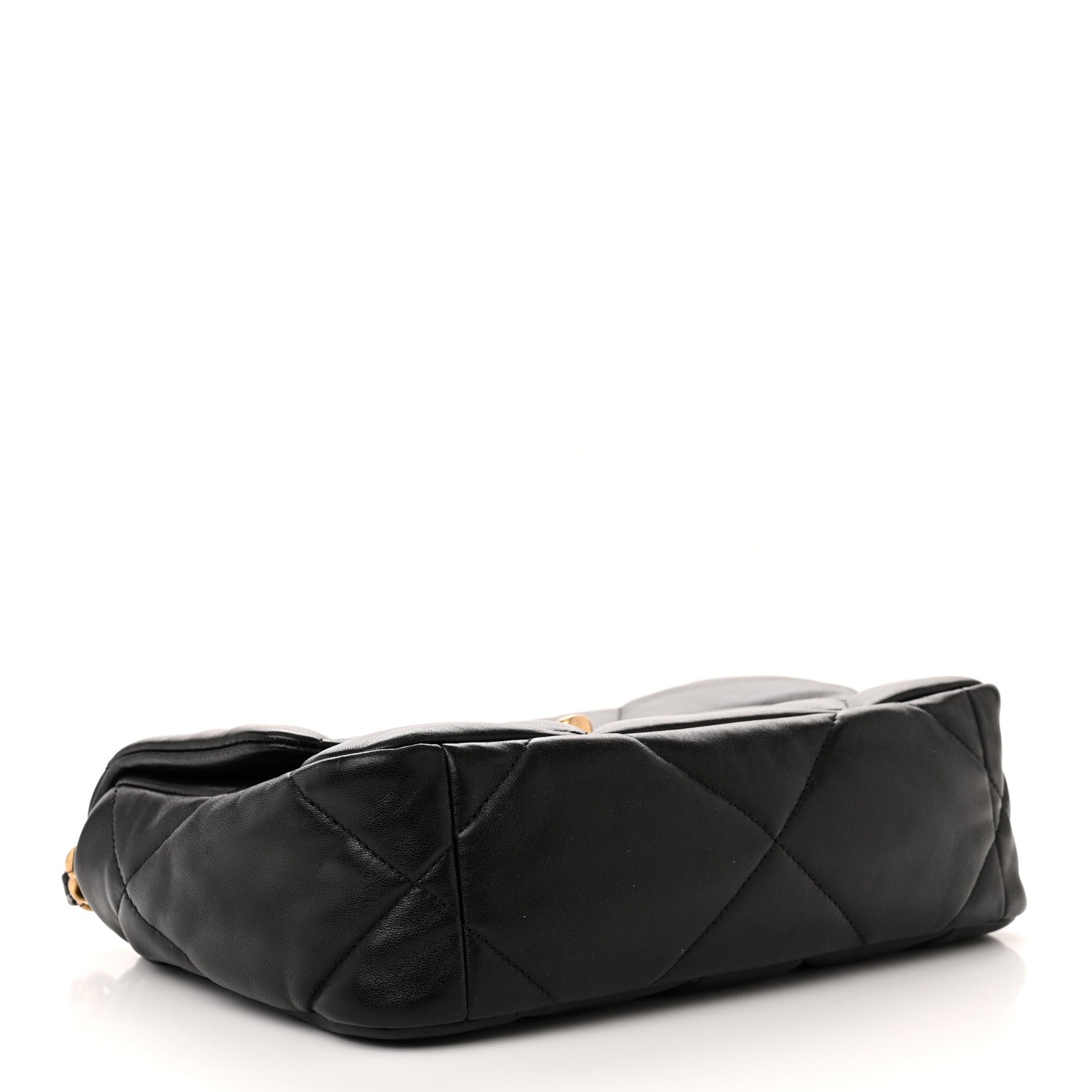 Chanel Lambskin Quilted Medium Chanel 19 Flap Black 4 of 10