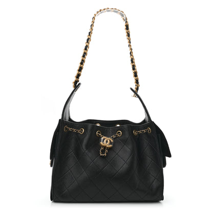 Chanel Caviar Quilted Small Chanel 25 Handbag Black 1 of 10