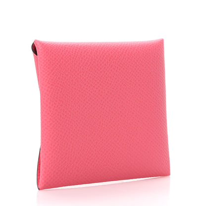 Hermes Epsom Bastia Coin Purse Rose Azalee 3 of 7