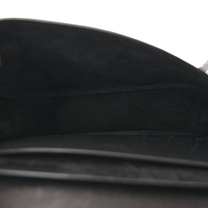 Saint Laurent Smooth Calfskin Monogram Medium Kaia Satchel Black 6 of 18