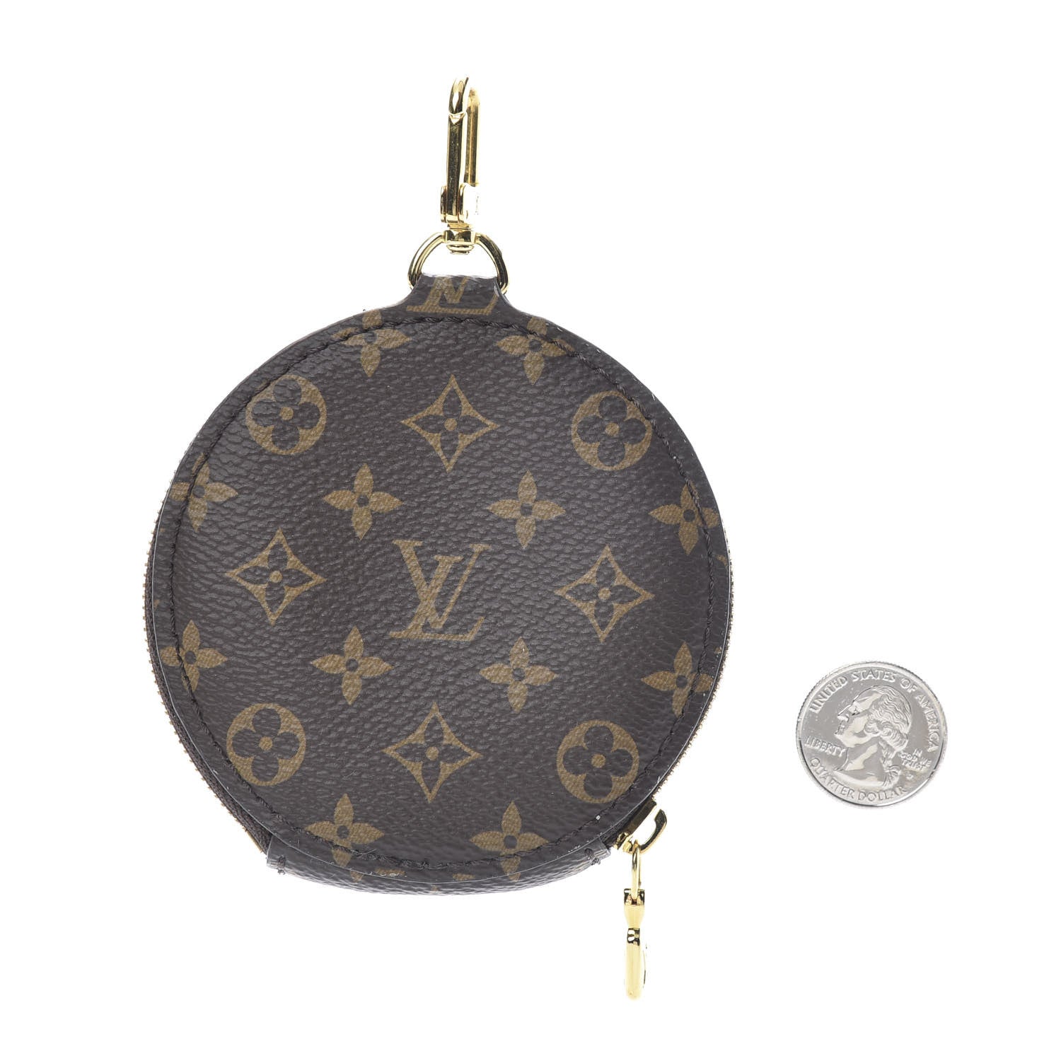 Louis Vuitton Monogram Multi Pochette Accessories Round Coin Purse 2 of 6