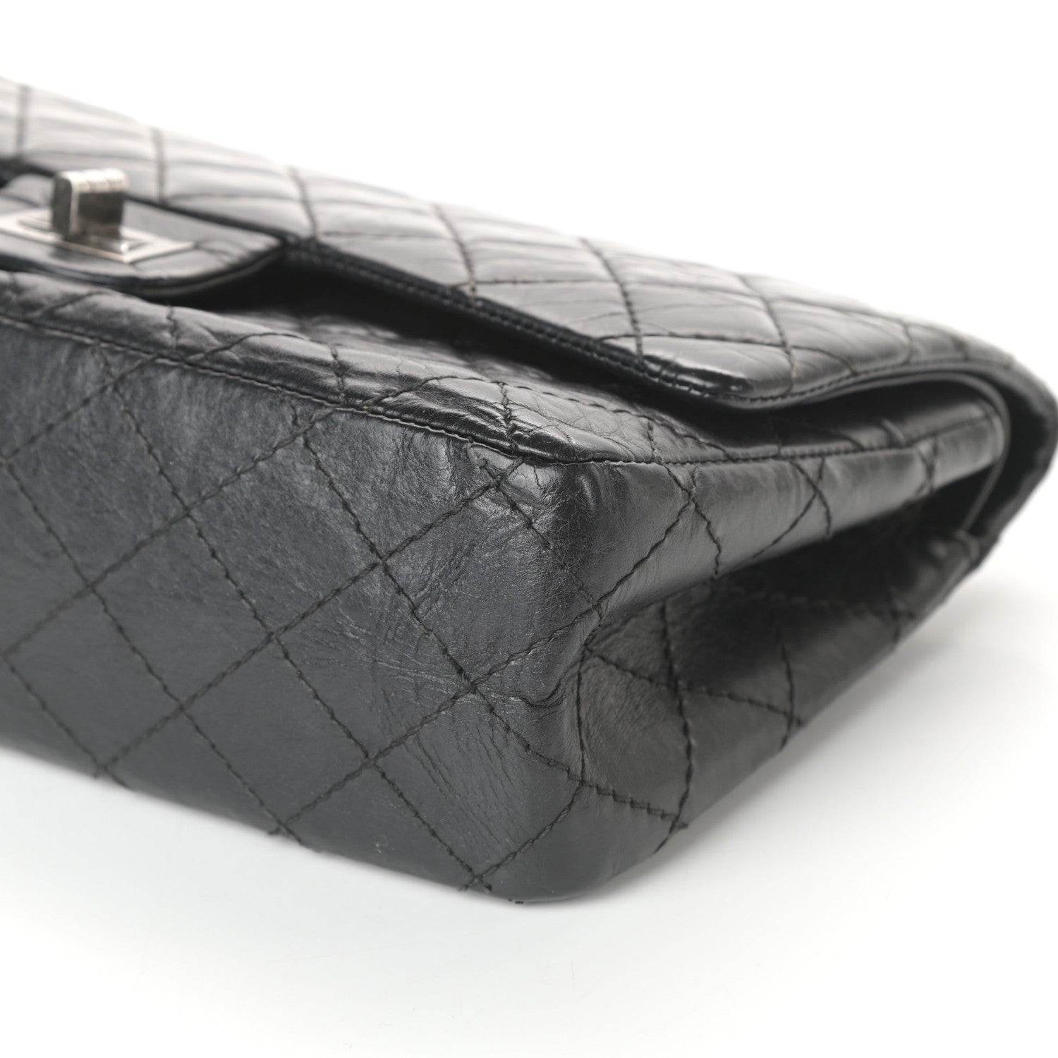 Chanel Aged Calfskin Quilted 2.55 Reissue 225 Flap Black 10 of 10