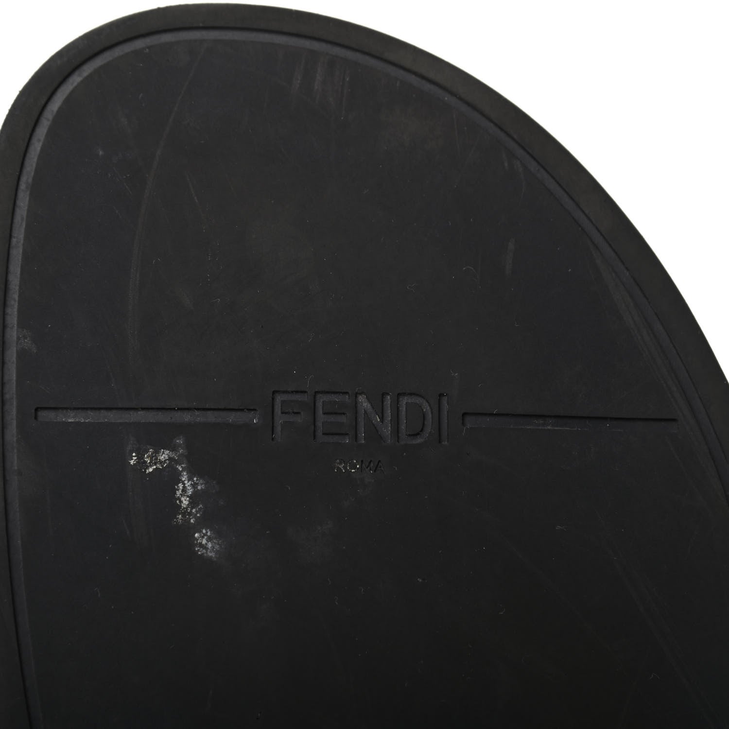 Fendi X FILA Glazed Fabric Calfskin FF 1974 Mania Slide Sandals 38 Mogano Panna Blueberry Caipiroska 7 of 18