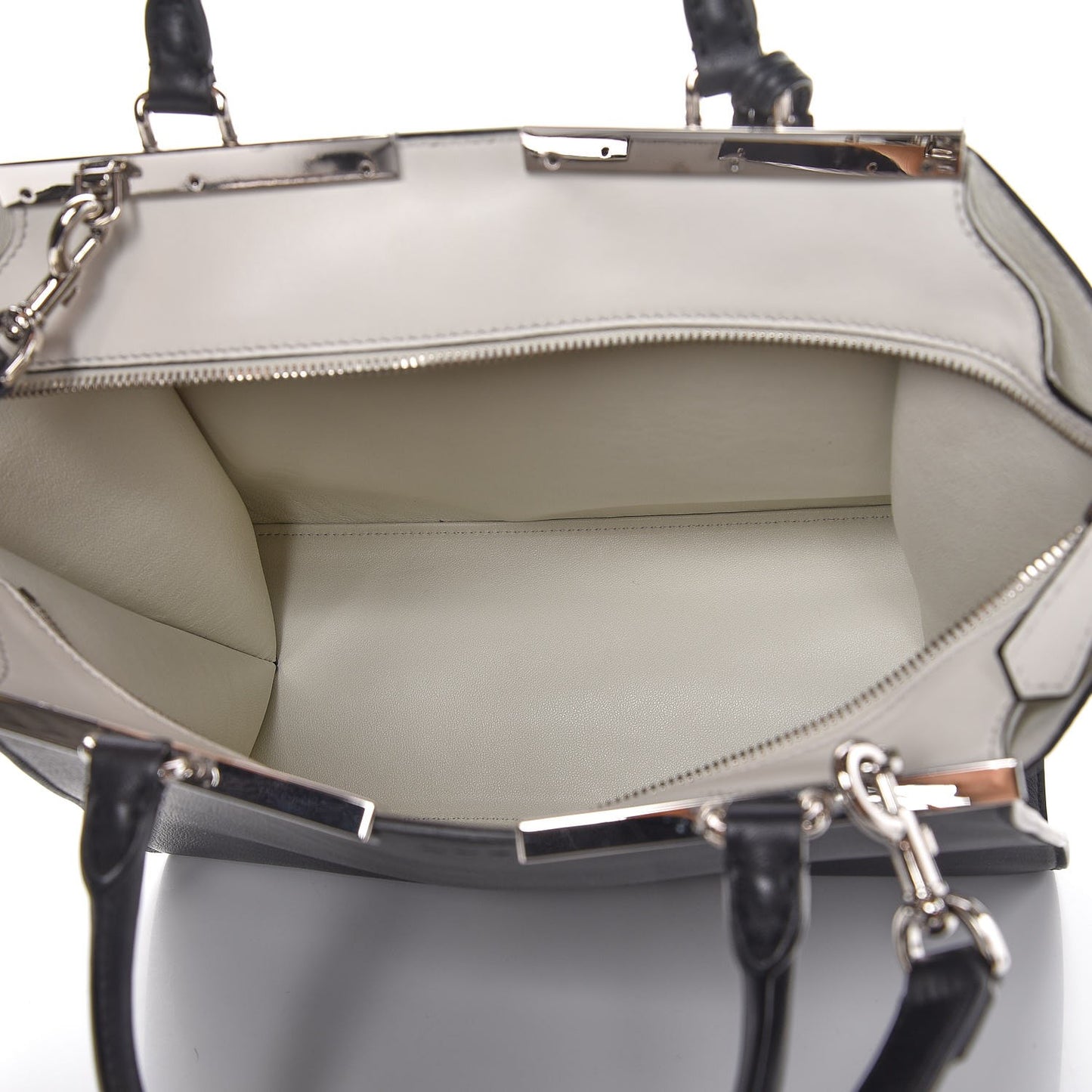Vitello Dolce Shiny Nappa Petite 3Jours Tote Black