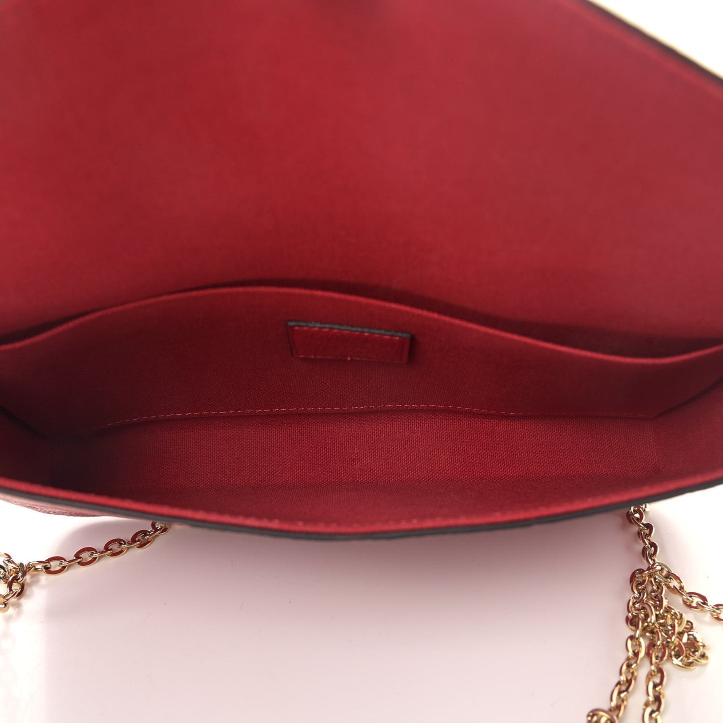 Empreinte Pochette Felicie Chain Wallet Cherry