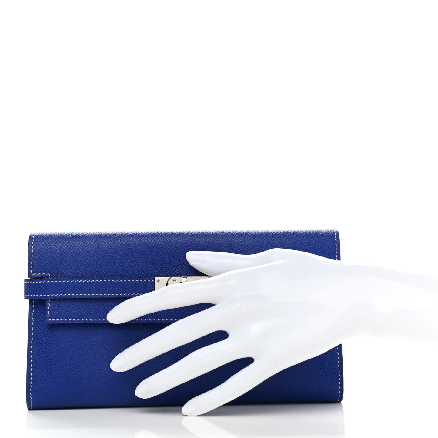 Epsom Verso Kelly Longue Wallet Bleu Electrique Mykonos