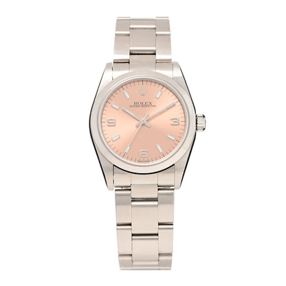 Rolex Stainless Steel 31mm Oyster Perpetual Watch Pink 77080 1 of 4