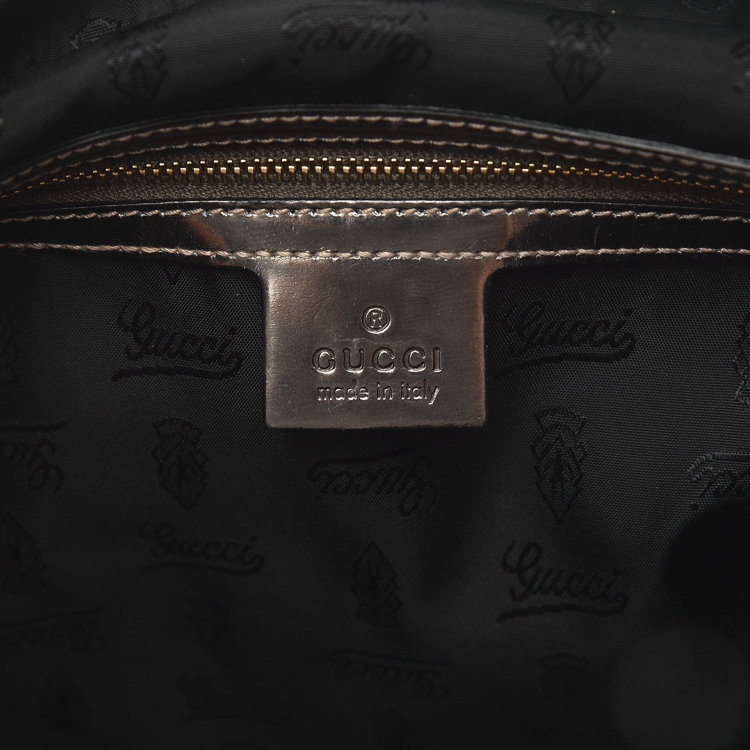 Gucci Dialux Pop Bamboo Top Handle Tote Black Pewter 7 of 10