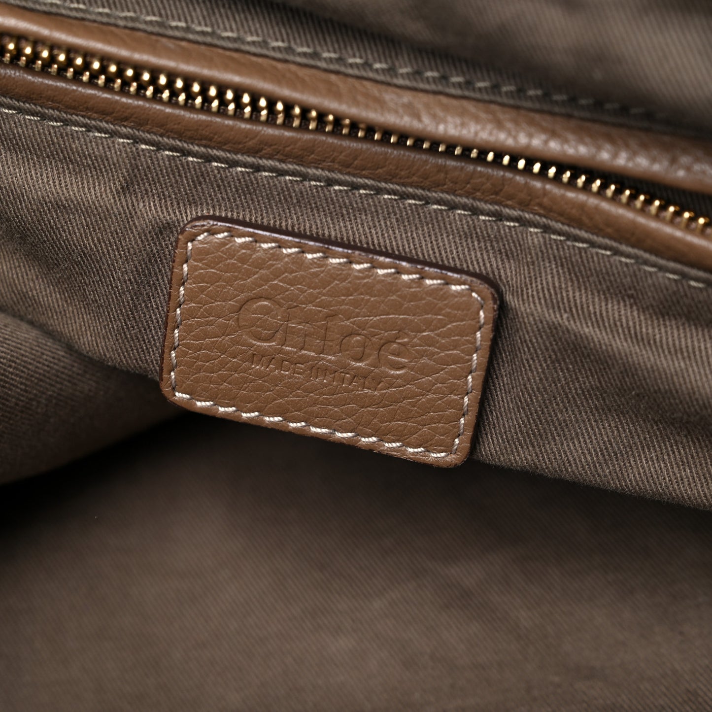 Calfskin Large Marcie Satchel Barbour Khaki