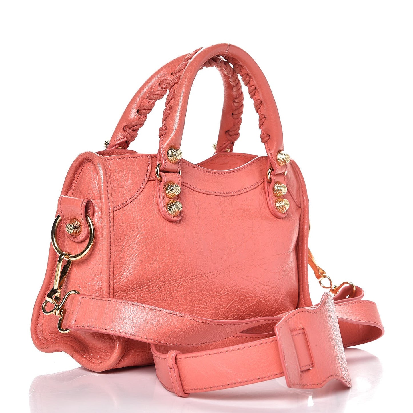Agneau Giant 12 Gold Hardware Mini City Rose Azalee Rose Jaipur