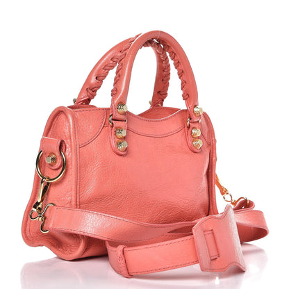 Balenciaga Agneau Giant 12 Gold Hardware Mini City Rose Azalee Rose Jaipur 3 of 8