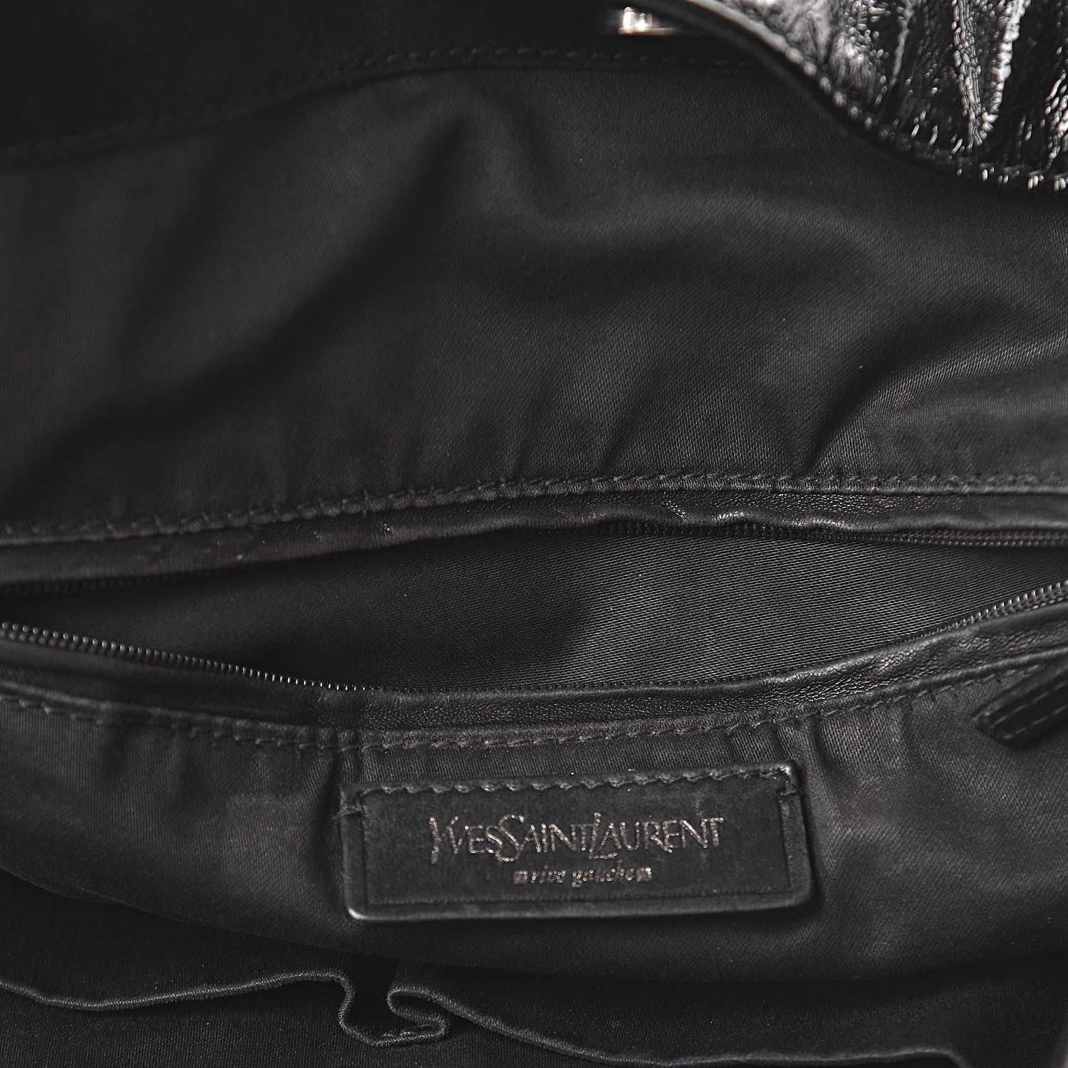 Saint Laurent Patent Large Roady Hobo Black 8 of 13