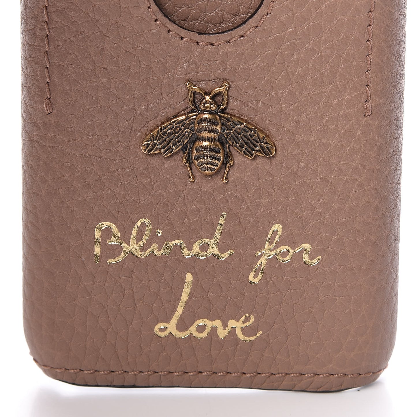 Calfskin Blind For Love iPhone 7 Case Taupe