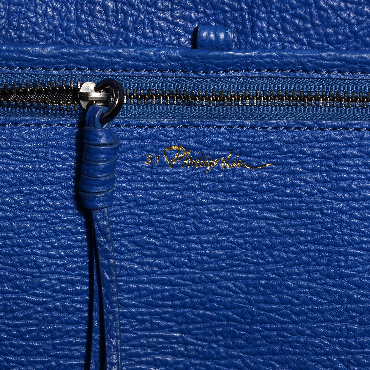 3.1 Phillip Lim 3.1 Textured Calfskin Large Pashli Satchel Cobalt 6 of 12
