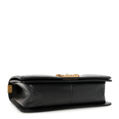 Chanel Caviar Quilted Medium Boy Flap Black 4 of 10