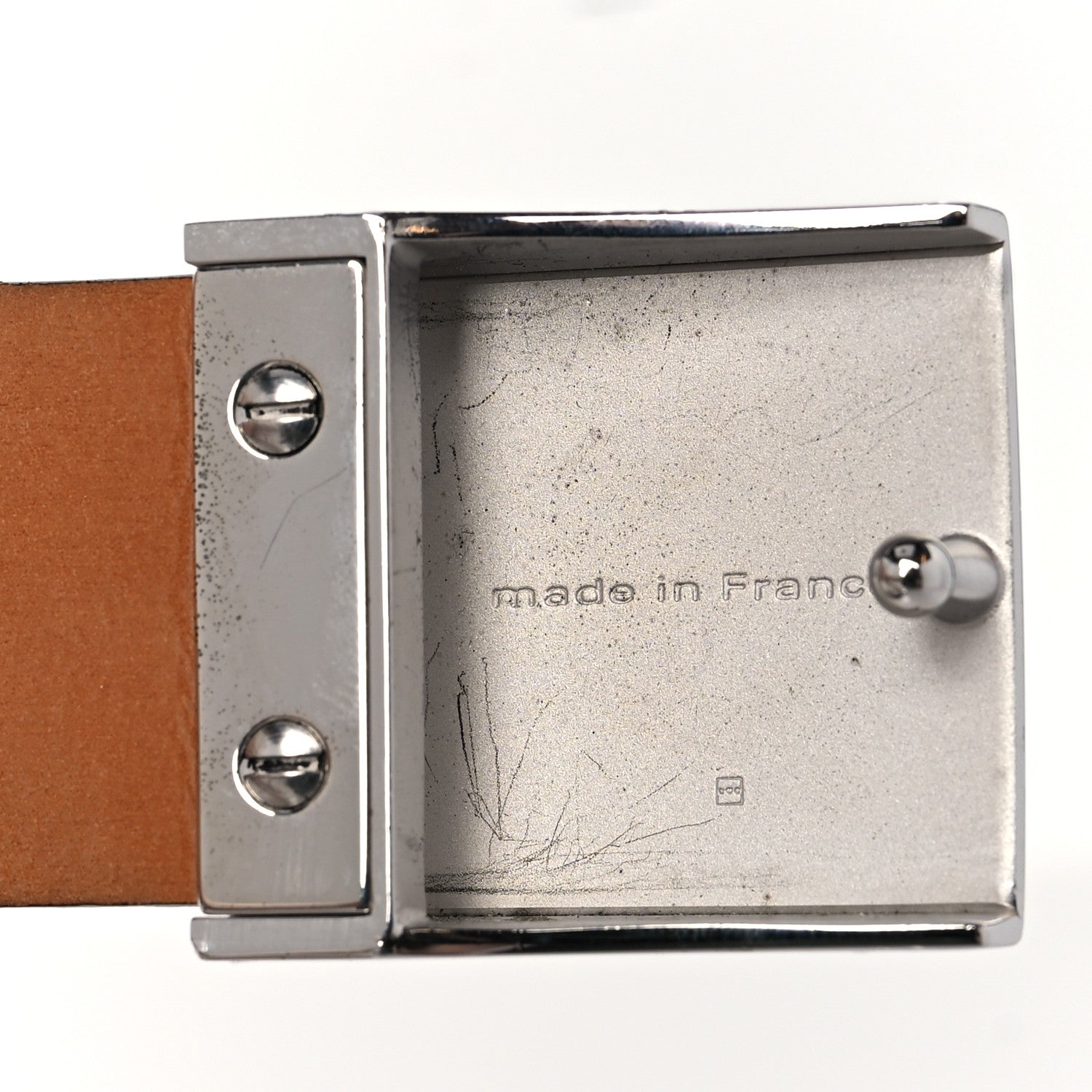 Louis Vuitton Monogram Ceinture Belt Silver Buckle 80 32 7 of 7