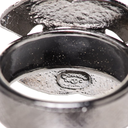 Chanel Crystal CC Ring 6 Silver 4 of 4