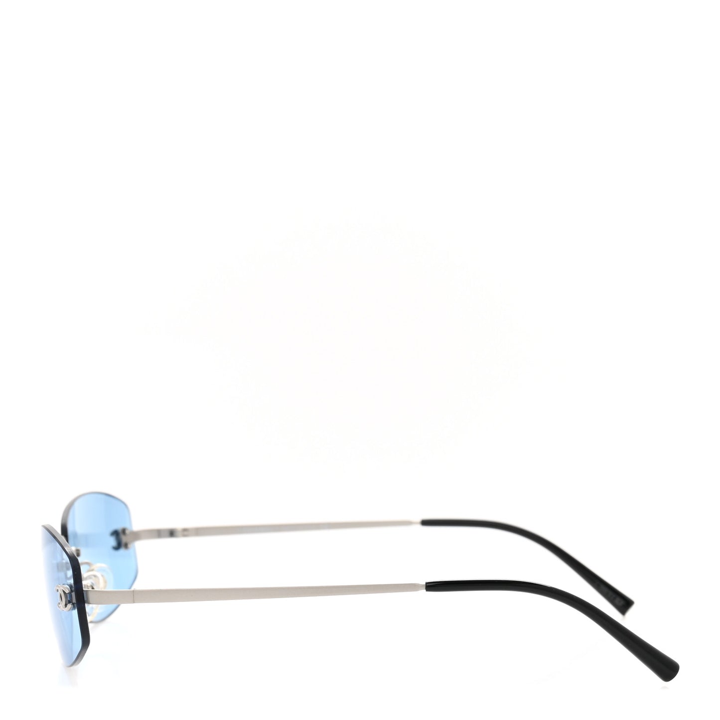 Metal Frameless Sunglasses 4002 Blue