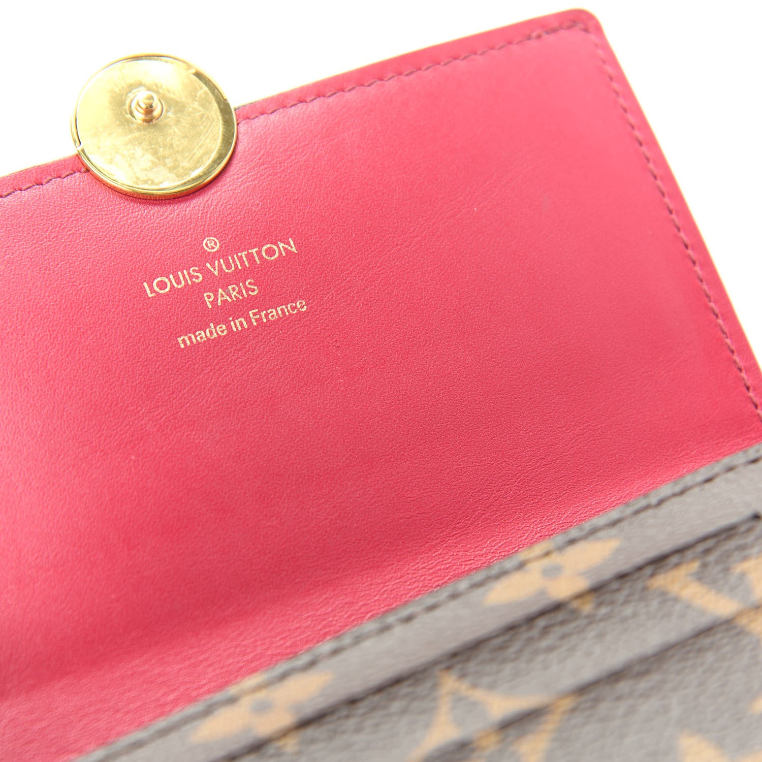 Louis Vuitton Monogram Flore Compact Wallet Fuchsia 6 of 6