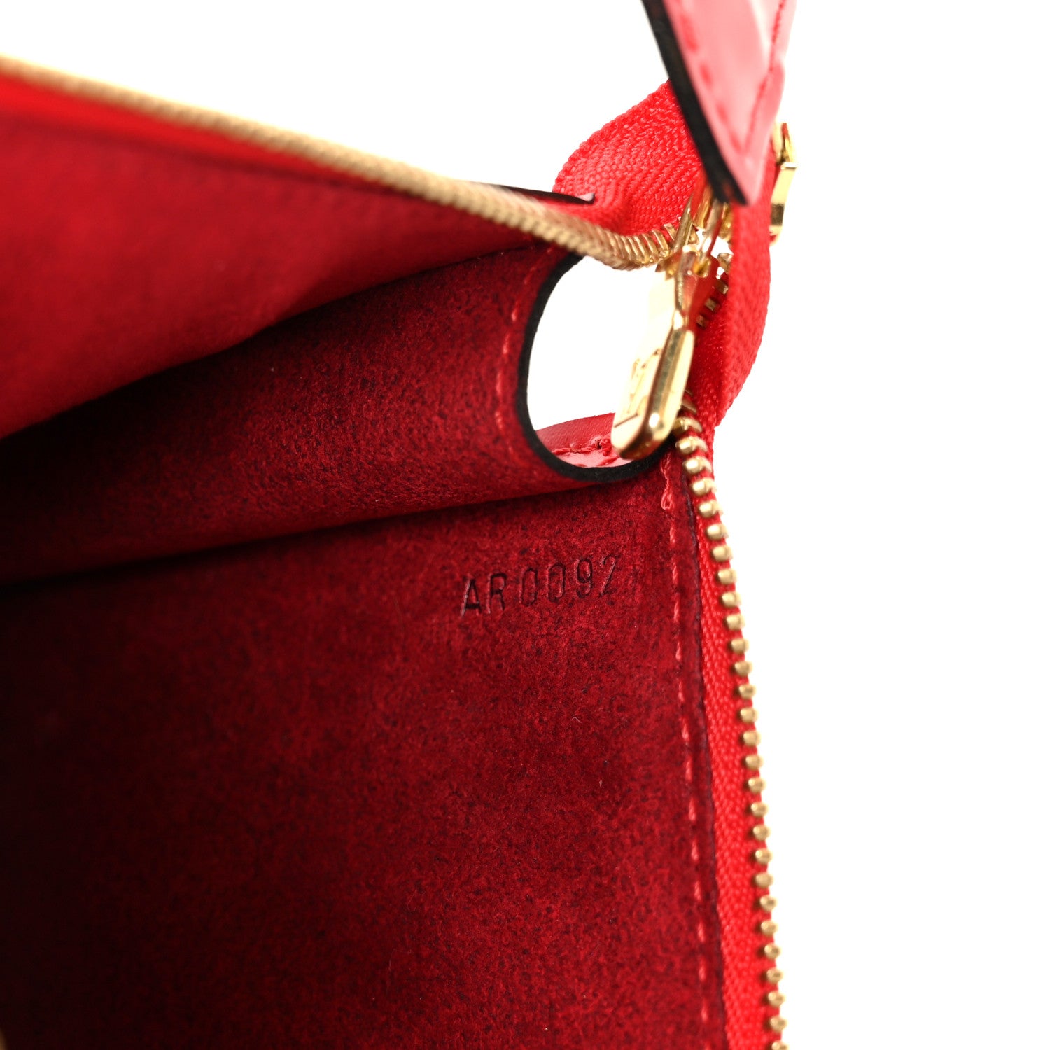 Louis Vuitton Epi Pochette Accessories 24 Castillan Red 7 of 10