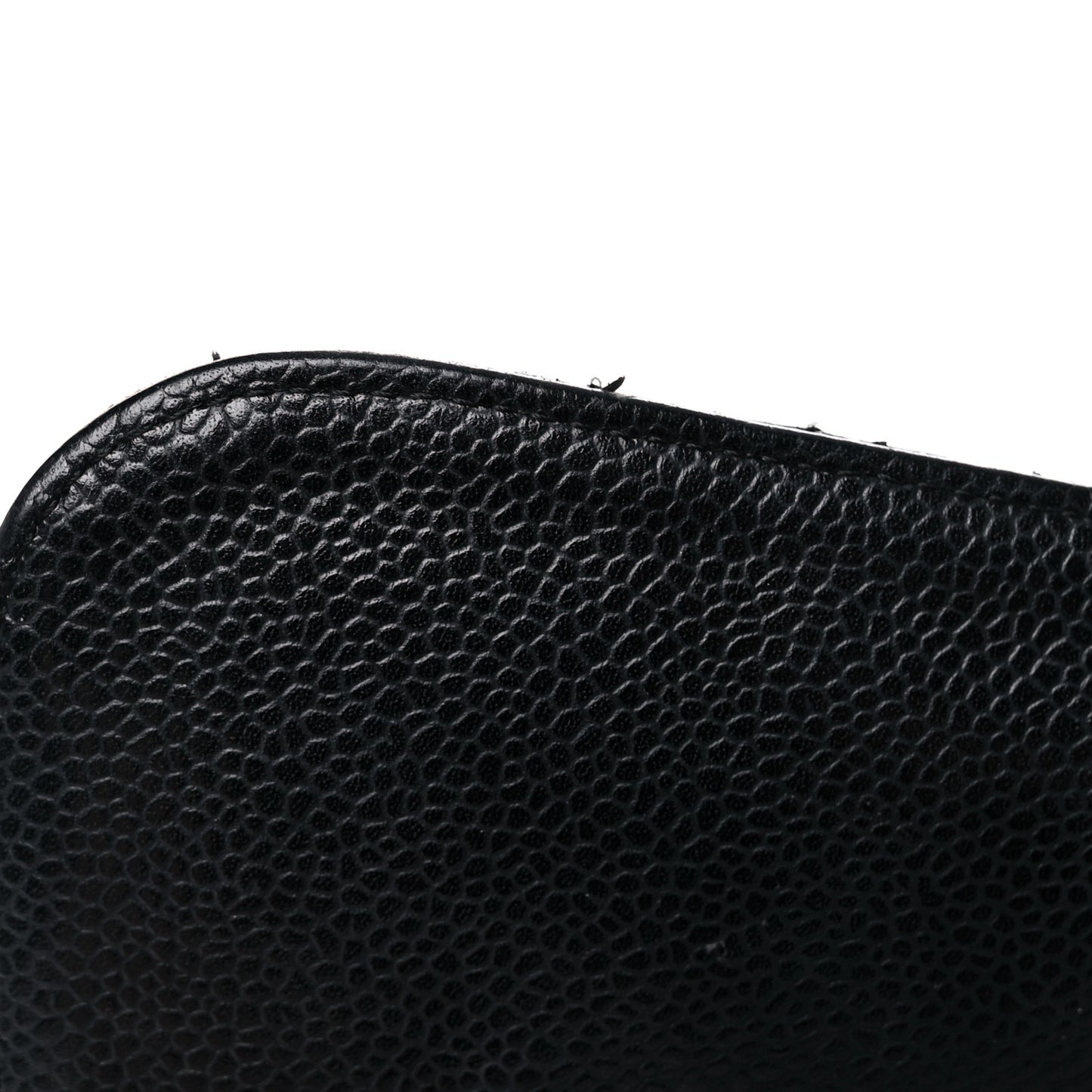 Caviar Quilted Jumbo Single Flap Black