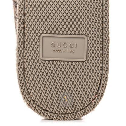 Gucci Wool Tweed Plaid Houndstooth Mens Fria Horsebit Loafers 7 Mahogany Black 6 of 8