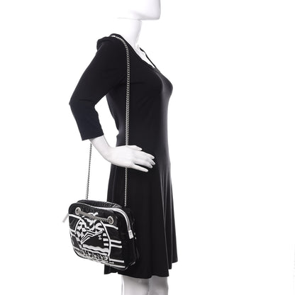 Chanel Vinyl Small La Pausa Camera Case Black 2 of 11