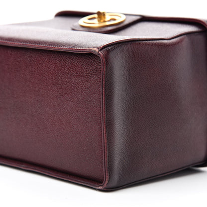Chanel Caviar Vanity Case Burgundy 7 of 15