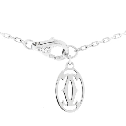 Cartier 18K White Gold Diamond SM D'Amour Pendant Necklace 4 of 5
