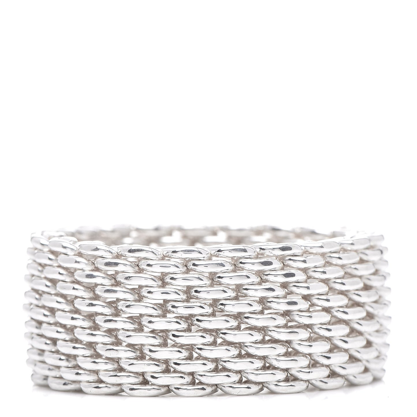 Sterling Silver Somerset Mesh Ring 54 7