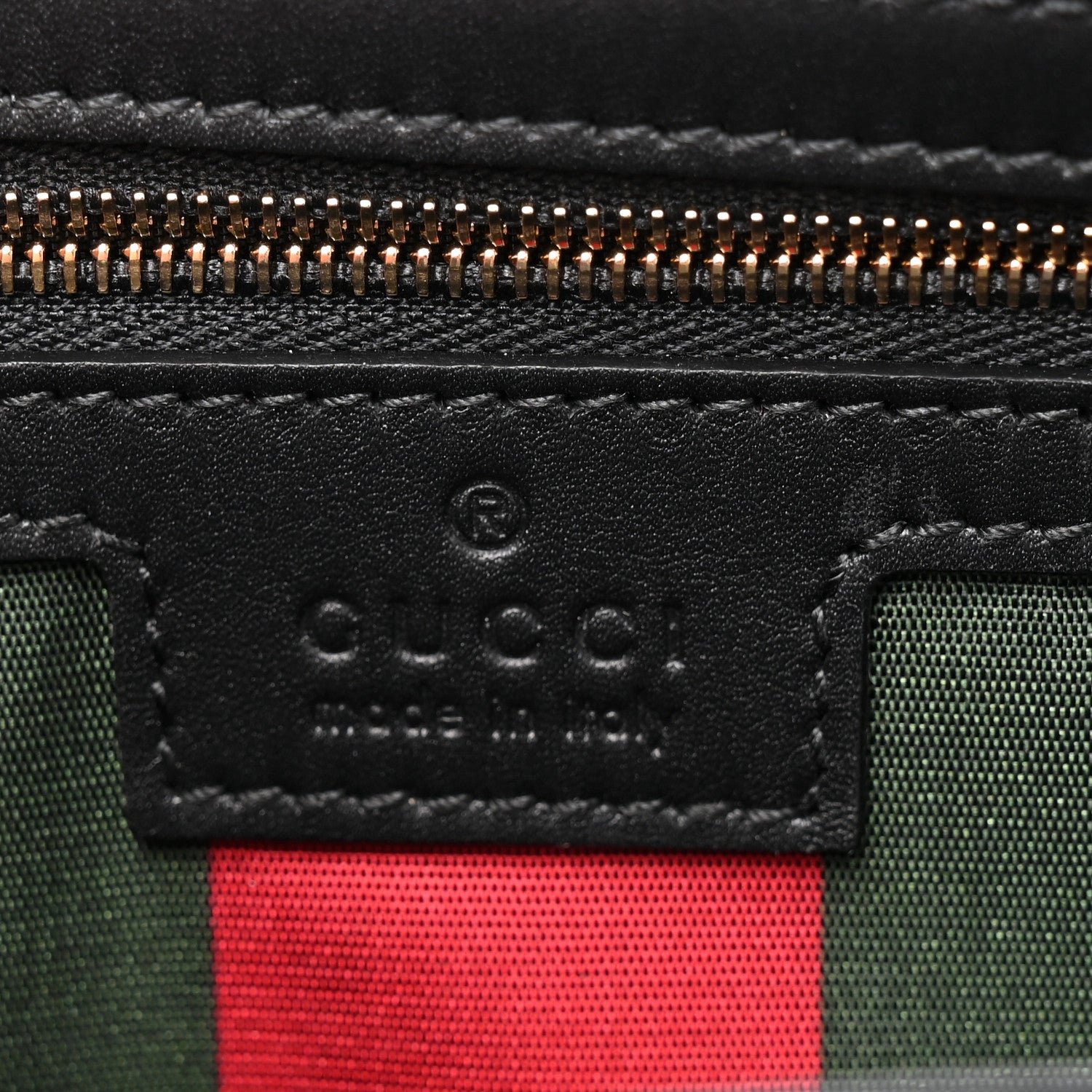 Gucci GG Emblem Monogram Wallet With Strap Beige Ebony Black 5 of 9