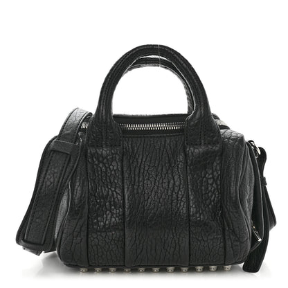 Alexander Wang Pebbled Lambskin Mini Rockie Black Rhodium Hardware 1 of 10