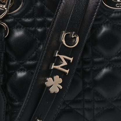 Christian Dior Lambskin Cannage Small My ABCDior Lady Dior Black 9 of 16