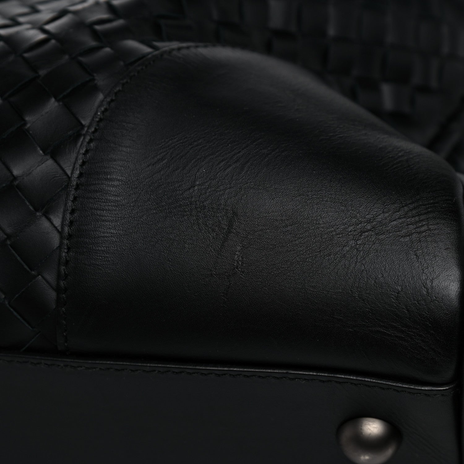 Bottega Veneta Nappa Intrecciato VN Large Duffel Black 12 of 15