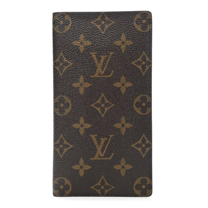 Louis Vuitton Monogram Porte Valeurs Checkbook Wallet 1 of 7