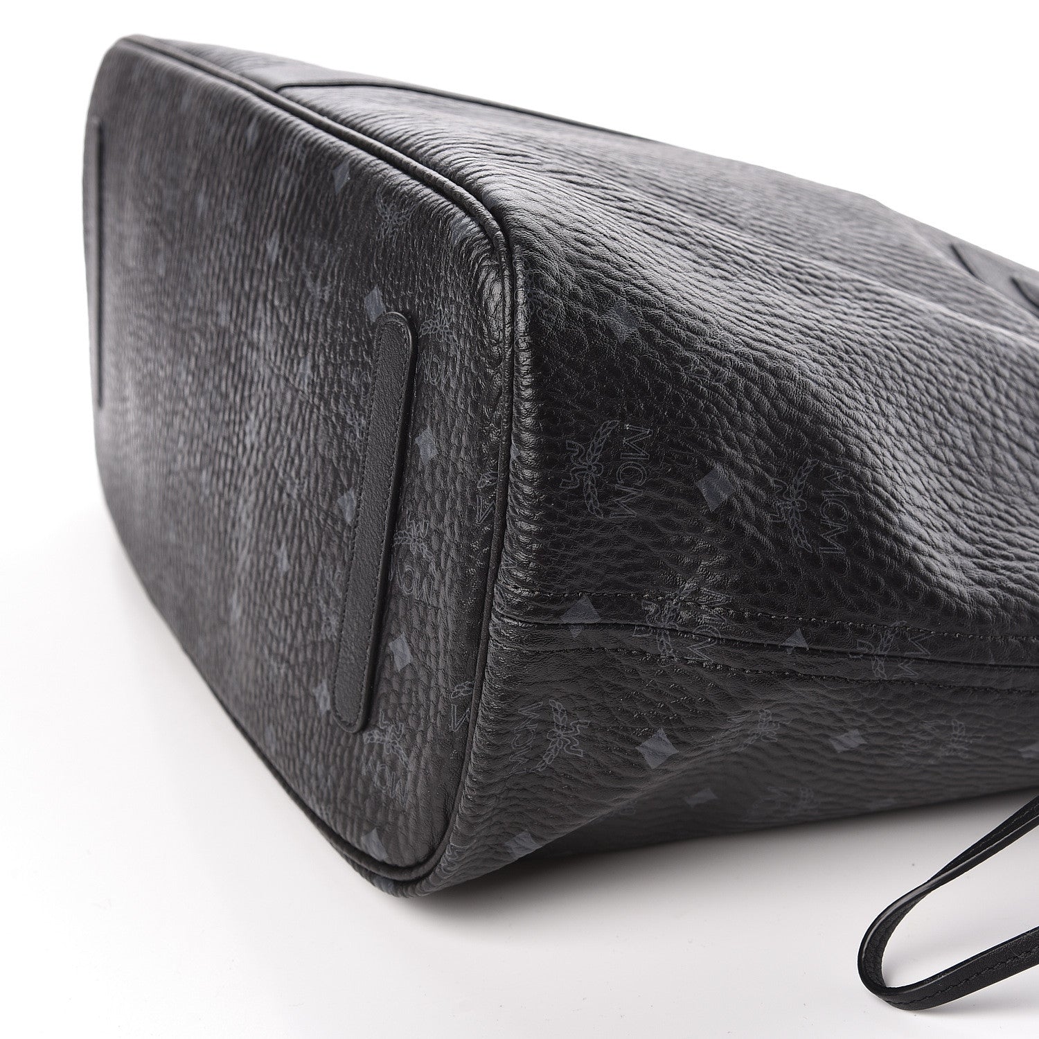 MCM Visetos Large Liz Reversible Shopper Tote Black 16 of 19