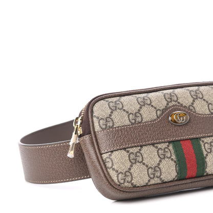 Gucci GG Supreme Monogram Ophidia Belted iPhone Case 95 38 Dark Brown 8 of 10