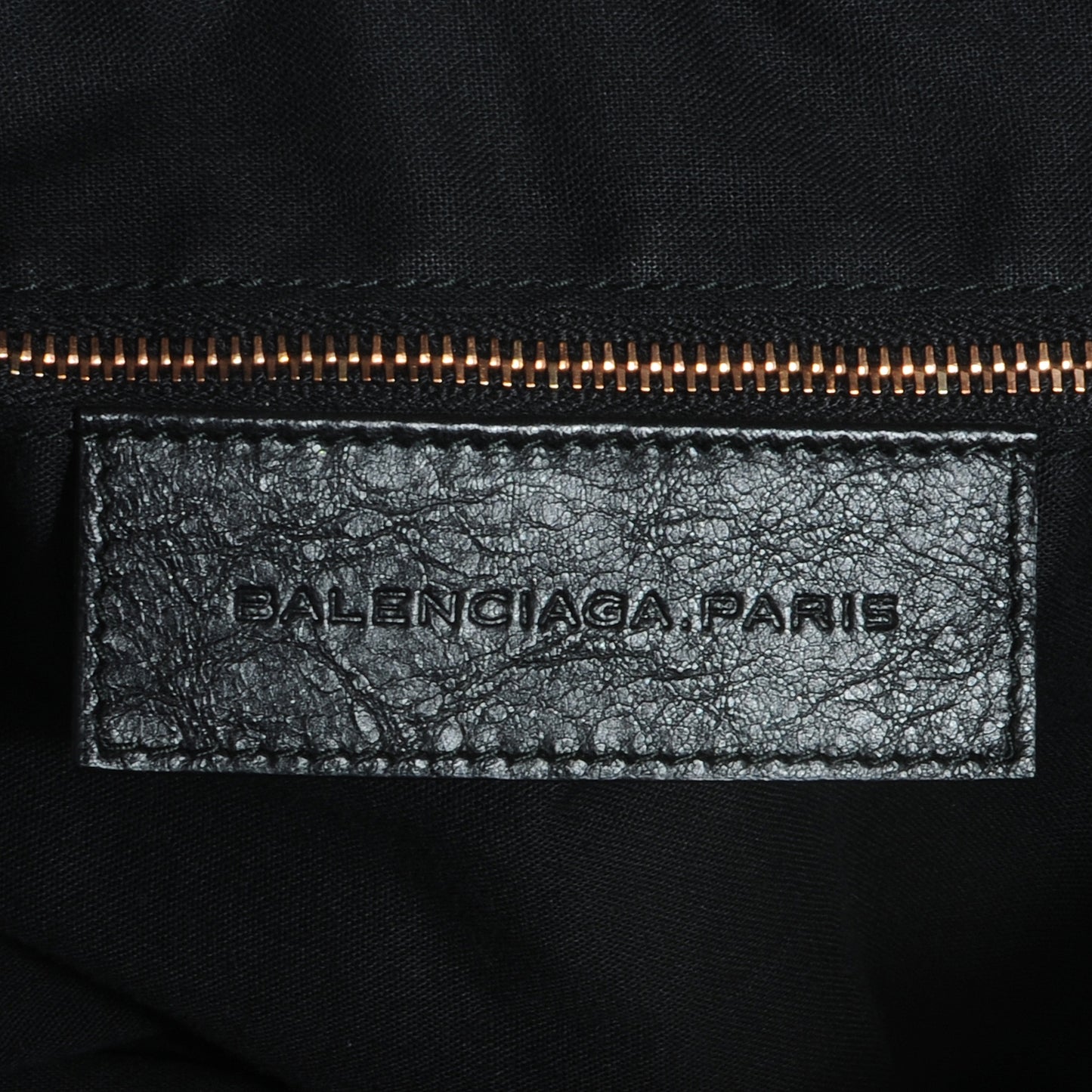 Agneau Giant 21 Rose Gold Hardware Work Black