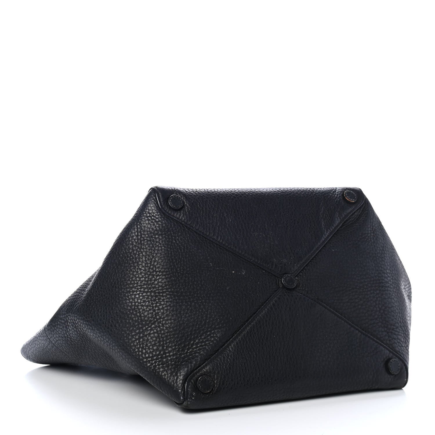 Prada Vitello Daino Tote Black 3 of 5