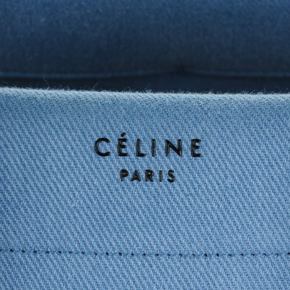 Celine Cotton Canvas Medium Phantom Luggage Blue 6 of 9