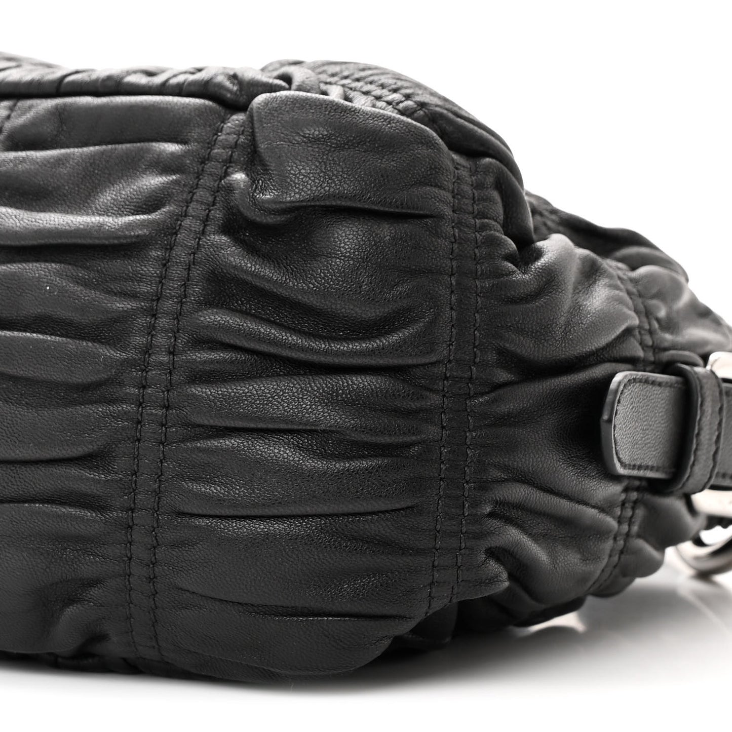 Nappa Gaufre Mini Bag Black