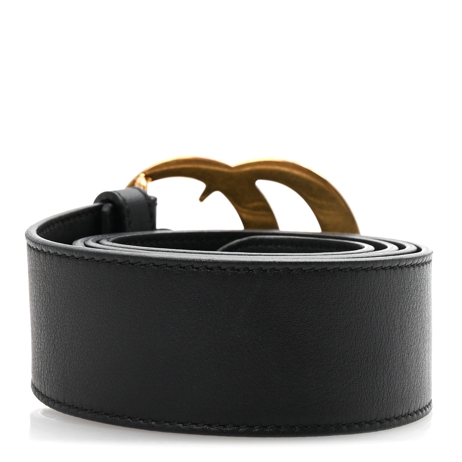 Gucci Calfskin Double G 40mm Belt 85 34 Black 2 of 5