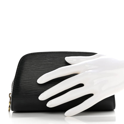 Louis Vuitton Epi Dauphine 17 Cosmetic Pouch Black 2 of 15