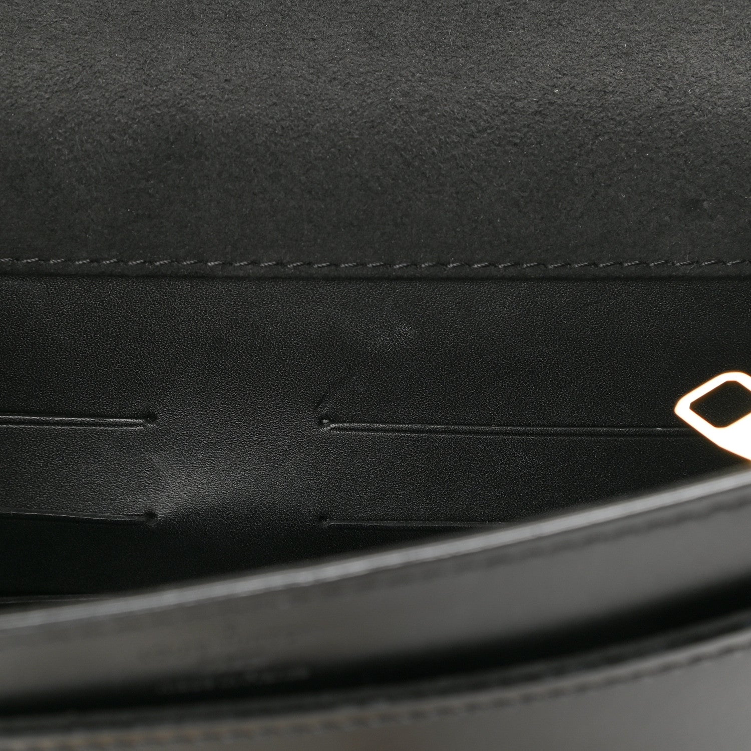 Louis Vuitton Calfskin Chain Louise MM Black 10 of 11
