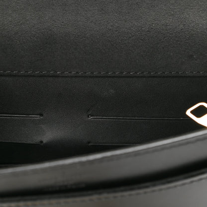 Louis Vuitton Calfskin Chain Louise MM Black 10 of 11