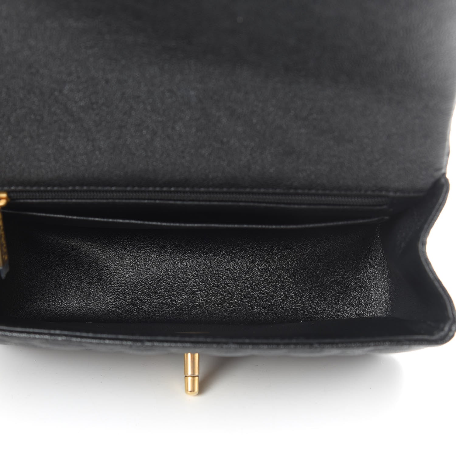 Chanel Caviar Quilted Mini Top Handle Rectangular Flap Black 5 of 11