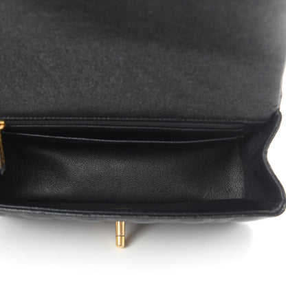 Chanel Caviar Quilted Mini Top Handle Rectangular Flap Black 5 of 11