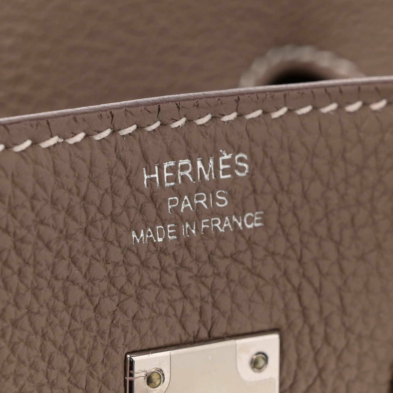 Hermes Togo Birkin 25 Etoupe 6 of 11