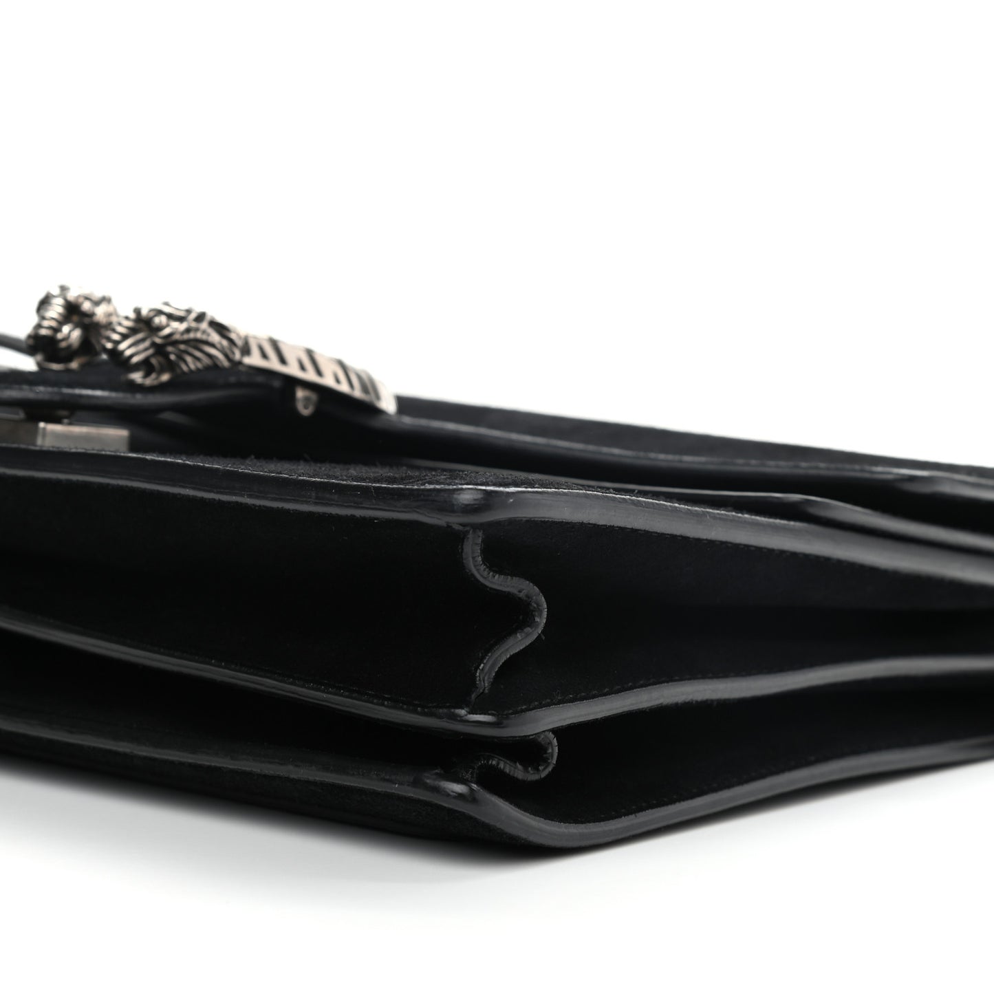 Suede Medium Dionysus Shoulder Bag Black